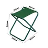Touristischer Hocker Gartenstuhl Grün Touristischer Stuhl Produktbild-Vorschau 2