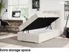 MEBLINI Boxspringbett mit Bettkasten - Gepolstert Produktbild-Vorschau 5