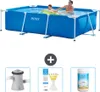 Intex-Schwimmbecken mit rechteckigem Rahmen – 260 x 160 x Produktbild-Vorschau 1