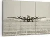 Bild auf Leinwand - Leinwandbild - 3 Teile - Flugzeug alt Produktbild-Vorschau 1