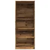 Kleiderschrank Altholz-Optik 80x50x200 cm Holzwerkstoff Produktbild-Vorschau 4