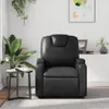 vidaXL Relaxsessel Schwarz Kunstleder Produktbild-Vorschau 3