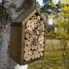 Domek dla owadów | Ciemnozielony | 28 x 17 x 13 cm | Hotel Podgląd zdjęcia produktu 3
