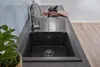 Küchenspüle Einbauspüle Spüle Granit Mineralite 81 x 50 Produktbild-Vorschau 2