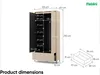 MEBLINI Garderobe Flur Möbel Set mit LED - Produktbild-Vorschau 6