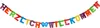 com-four® 2x Dekoracja Party "Welcome" Girlanda - Dekoracja Podgląd zdjęcia produktu 2