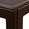 relaxdays zahradní stůl hnědý čtvercový 77,5 x 77,5 x 74,5 Náhled obrázku produktu 7