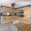Belini Kitchenette bloc cuisine forme L JANE Meubles de Voir les images du produit 2