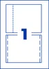 Avery C32250-25, Biela, CD, A4, Fólie, Laserový, 170 g/m² Náhľad obrázku produktu 3