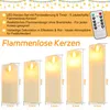 Peviasot LED svíčky, sada 5 kusů, pravé voskové svíčky: 20 Náhled obrázku produktu 2