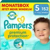 A box of Pampers diapers with a baby's face on it. Podgląd zdjęcia produktu