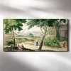 Küchenuhr Bürouhr Leinwand Uhr 60x30 Gemälde Landschaft Produktbild-Vorschau 2