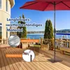 COSTWAY Stojan na slunečník 15 kg, stojan na slunečník pro Náhled obrázku produktu 3