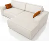 Ecksofa TOR mit Schlaffunktion. Farbe: Cream. Produktbild-Vorschau 5