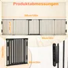 ROSEJANE Bezpečnostní mříž pro krb s dveřmi, 300 cm, Náhled obrázku produktu 2