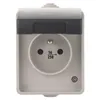 Presa a muro, grigio-nero, IP54 71034 Anteprima dell’immagine prodotto 3