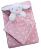 BotoBaby® Babydecke mit Namen + Schmusetuch Häschen – Rosa Produktbild-Vorschau 2