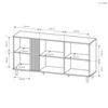 Masseno Kommode MADDALENA 165 cm Sideboard und 3 Türen für Produktbild-Vorschau 5