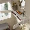 Étagère Murale Blanche - Meubles De Rangement Modernes Pour Voir les images du produit 5