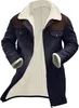 ASKSA Hommes Vintage Veste en daim Chaudement doublée Veste Voir les images du produit 4