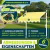 tillvex Klemmmarkise 250 cm Gelb/Weiß mit Solar LED mit Produktbild-Vorschau 6