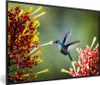 MuchoWow® Gerahmtes Poster Kolibris fressen den Inhalt Produktbild-Vorschau 1