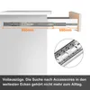 Yakimz Schubladenschienen Schubladenauszug Soft Close Produktbild-Vorschau 3