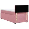 Design Boxspringbett mit Matratze Rosa 100x200 cm Samt, Produktbild-Vorschau 8