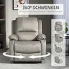 Fauteuil relax HOMCOM, fauteuil TV avec fonction Voir les images du produit 6