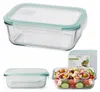 Glas Lunchbox 1040 ml – Lebensmittelbehälter aus Produktbild-Vorschau 1