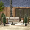 HOMCOM Künstliche Zypressen 2er-Set groß 90 cm UV-beständig Produktbild-Vorschau 7
