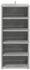 vidaXL Skříně na boty 2 ks. Betonově šedé 31,5x35x70 cm Náhled obrázku produktu 4