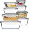 8er Glas Frischhaltedosen mit Deckel,Meal Prep Produktbild-Vorschau 1