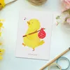 Mr. & Mrs. Panda Postkarte Küken Wander - Weiß - Geschenk, Produktbild-Vorschau 2