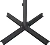 vidaXL Sonnenschirm mit Aluminium-Mast 600 cm Taupe Produktbild-Vorschau 3