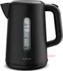 A black electric kettle is shown against a white background. Produktbild-Vorschau