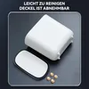 Eckiger Abfalleimer mit Deckel, Pop-Up, PP Material – Produktbild-Vorschau 7