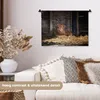 MuchoWow® Wandteppich Wandbehang Schottisches Hochlandrind Produktbild-Vorschau 2