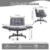Silla de oficina, silla giratoria con ruedas, silla Vista previa de la imagen del producto 3