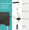 COSTWAY 150cm breit Klemmmarkise Balkonmarkise mit Produktbild-Vorschau 4