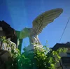 Casa Padrino Gartendeko Skulptur Adler Grau 180 x 70 x H. Produktbild-Vorschau 3
