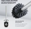 ovimar Toilettenbürste Tranerodde | silber | Wandmontage Produktbild-Vorschau 4