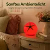 Retro Tomaten Tischlampe aus Glas, dimmbar mit 3 Farbmodi, Produktbild-Vorschau 6