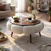 Hanah Home, Hochwertiger Nesting Tisch (3 Teile) Sapphire Produktbild-Vorschau 2