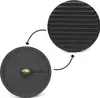 Ø24 cm Gusseisenpfanne Holzgriff mit Grillpresse Pfanne Produktbild-Vorschau 8