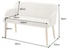 riess-ambiente Sitzbank SCANDINAVIA MEISTERSTÜCK 115cm Produktbild-Vorschau 2