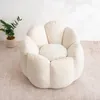 HOMMPA sedací vak, sametový, béžový, ergonomický s opěrkou, Náhled obrázku produktu 9