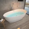 HOME DELUXE - freistehende Badewanne - DELIA, Weiß - Maße: Produktbild-Vorschau 3