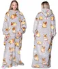 Langer Deckenpullover XXL - Kuscheldecke mit Ärmeln - Produktbild-Vorschau 1
