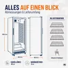 GastroHero Getränkekühlschrank GKSE230 230 Liter Produktbild-Vorschau 5